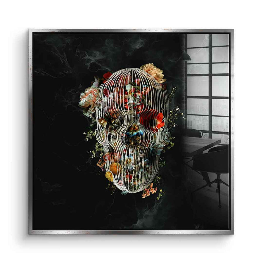 Cage Skull - Acrylic glass