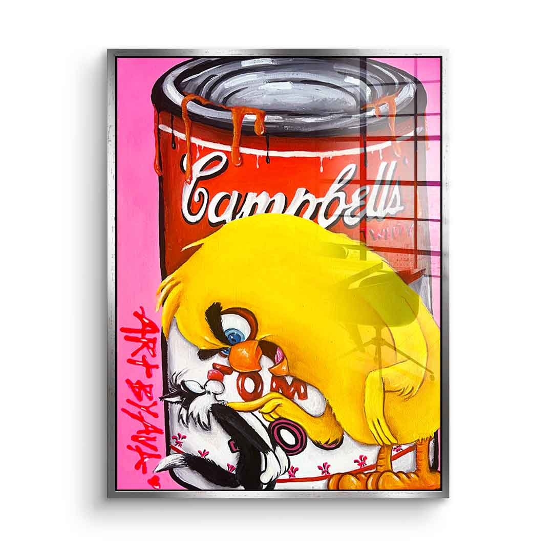 Campbells's Tweety - Acrylglas