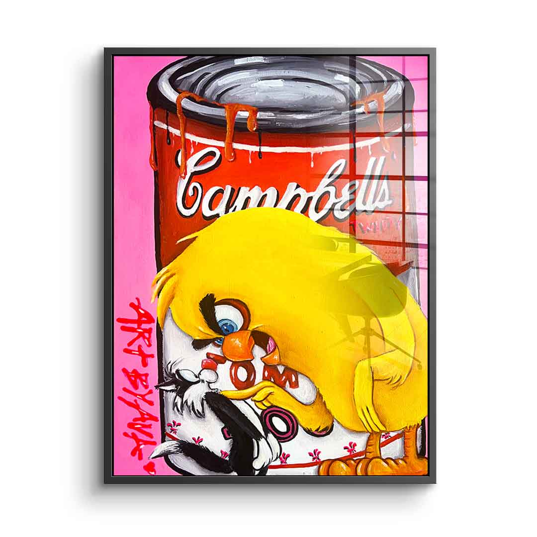 Campbells's Tweety - Acrylglas