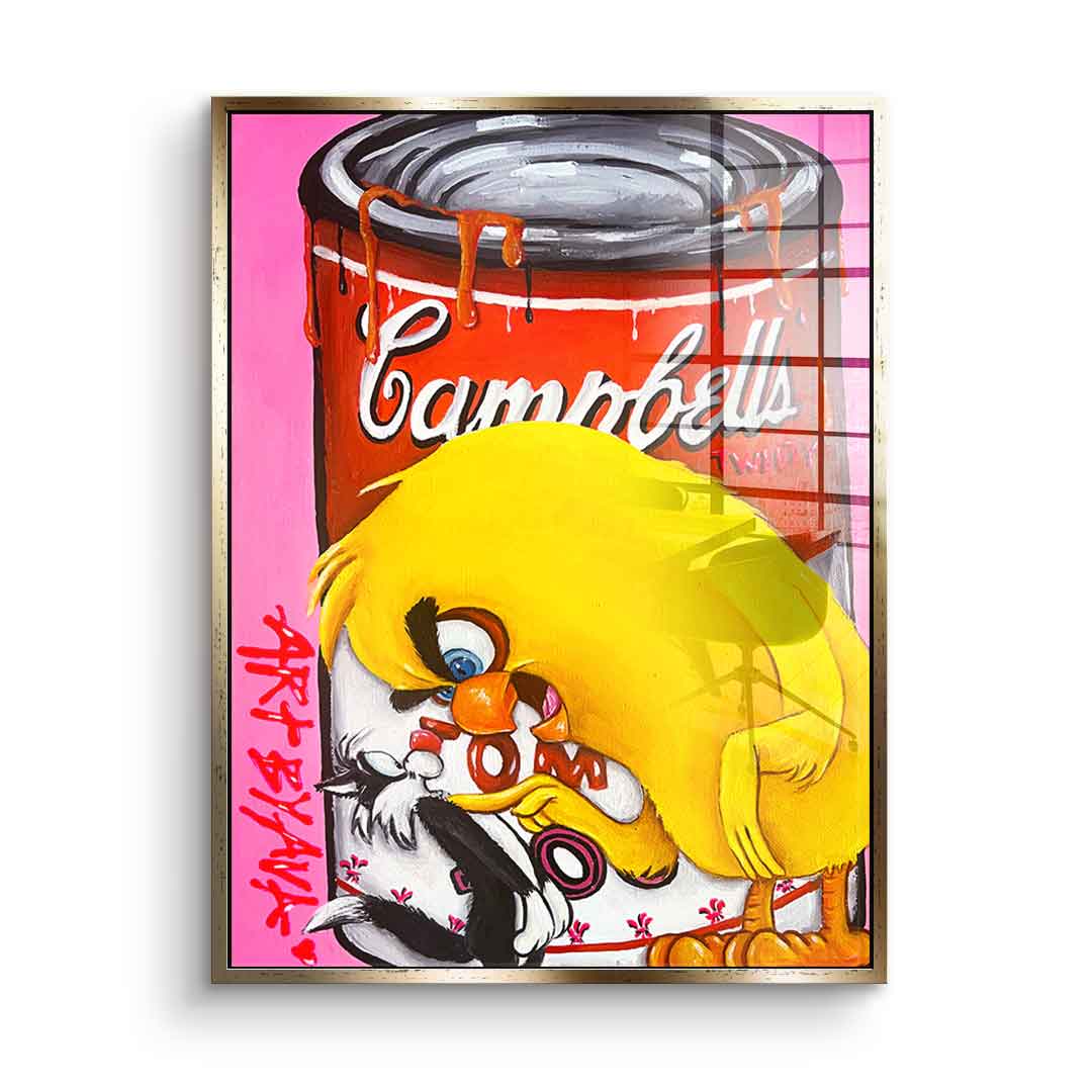 Campbells's Tweety - Acrylglas