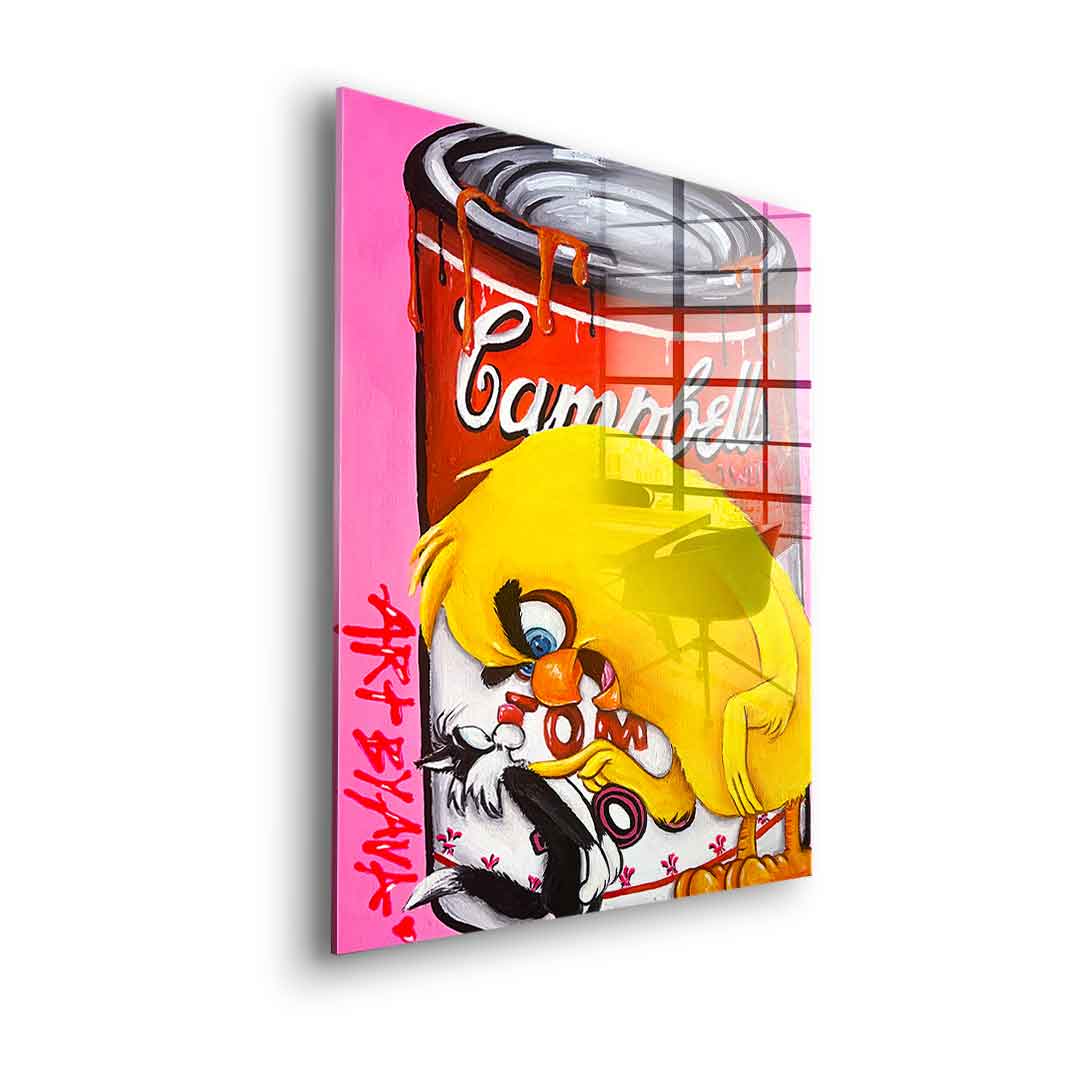 Campbells's Tweety - Acrylglas