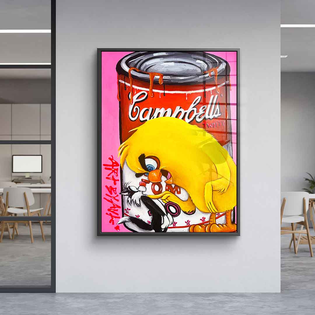 Campbells's Tweety - Acrylglas