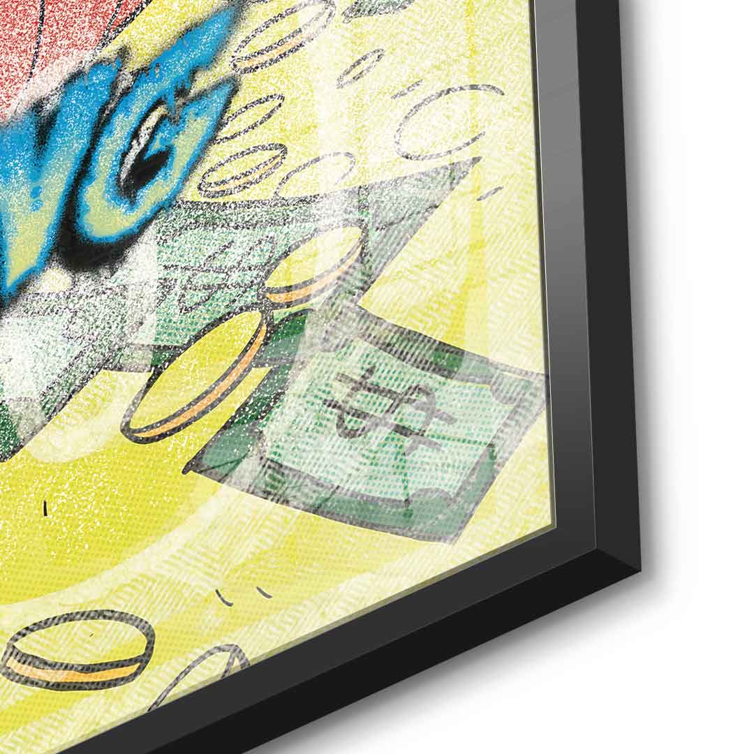 Cash is king - Acrylic glass