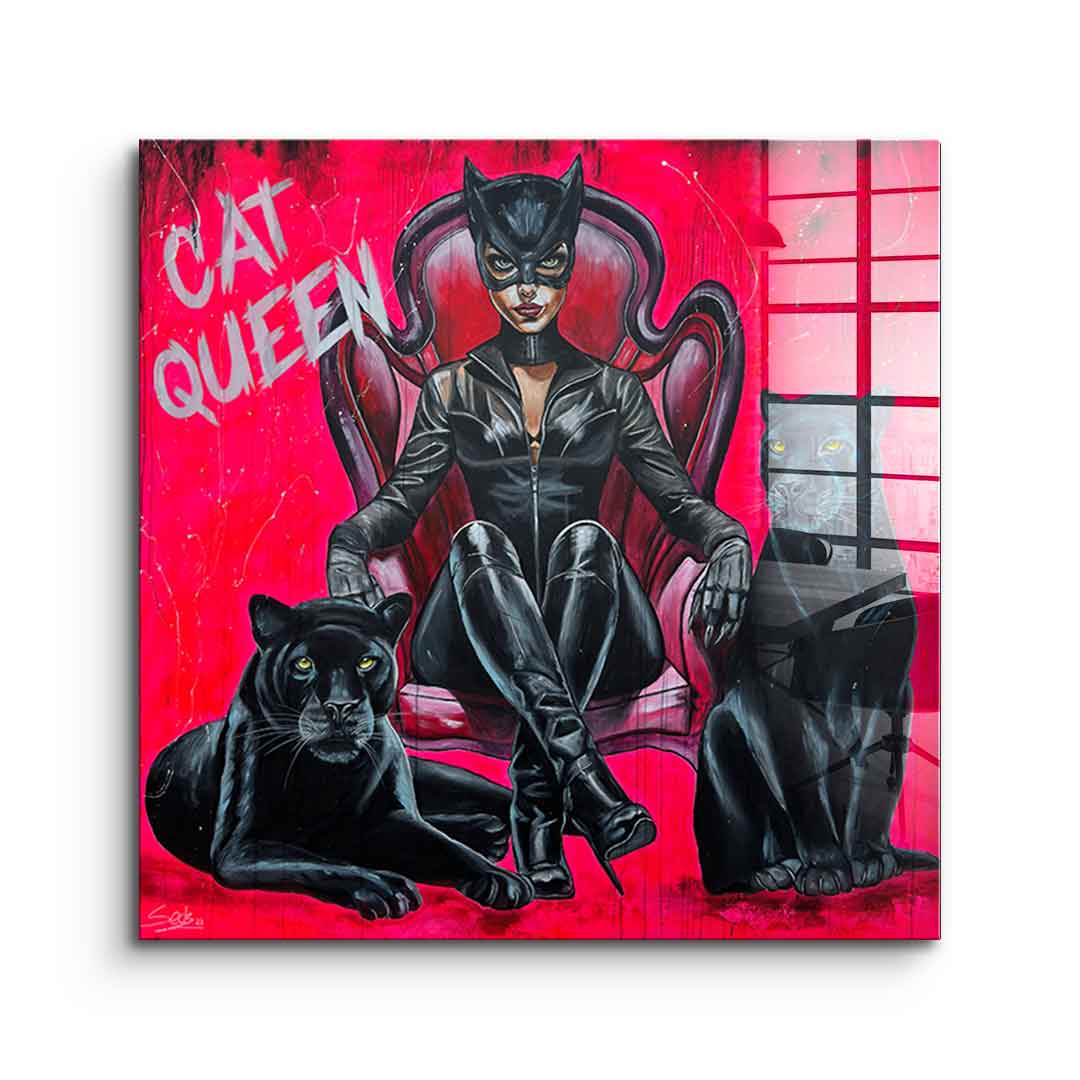 Cat Queen - Szkło akrylowe