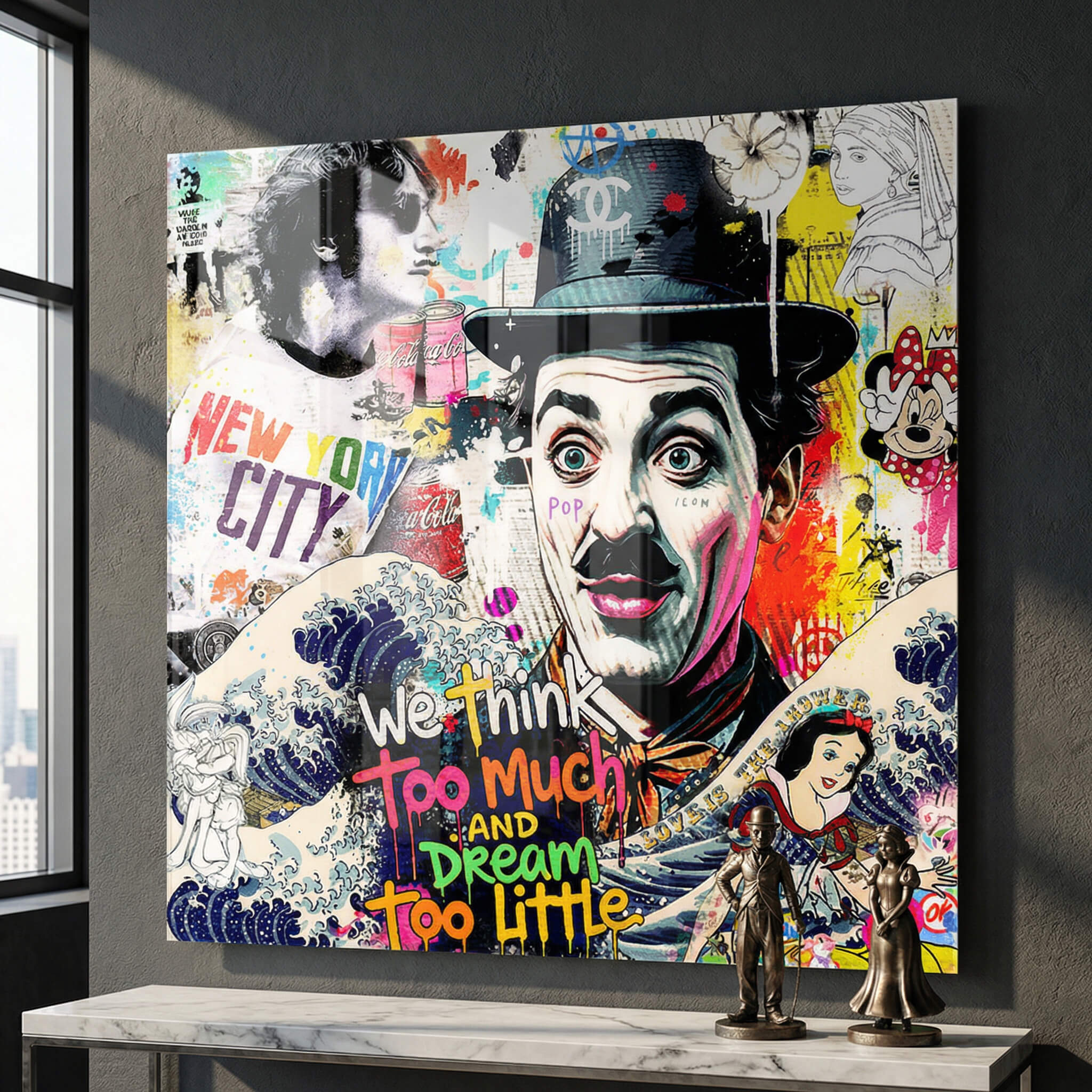 Chaplin Collage - Acrylglas
