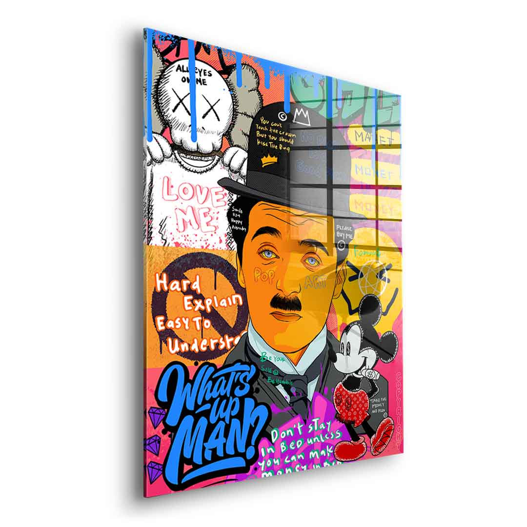 Charlie Chaplin - Acrylic glass