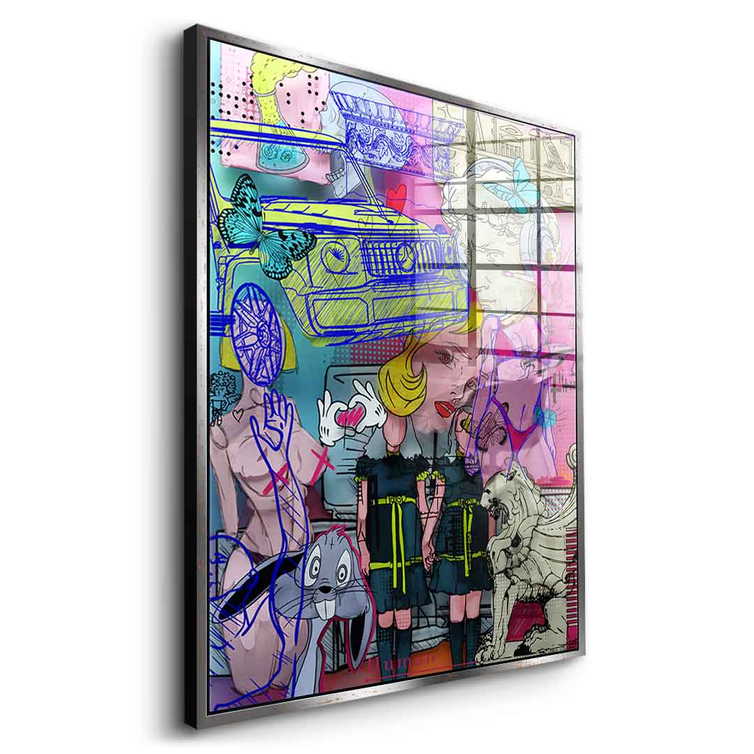 Chronical of Contrast - acrylic glass