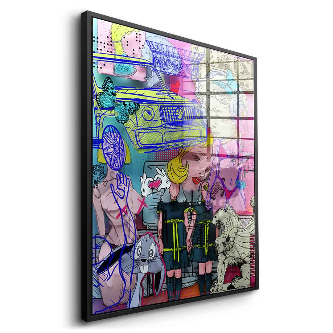 Chronical of Contrast - acrylic glass