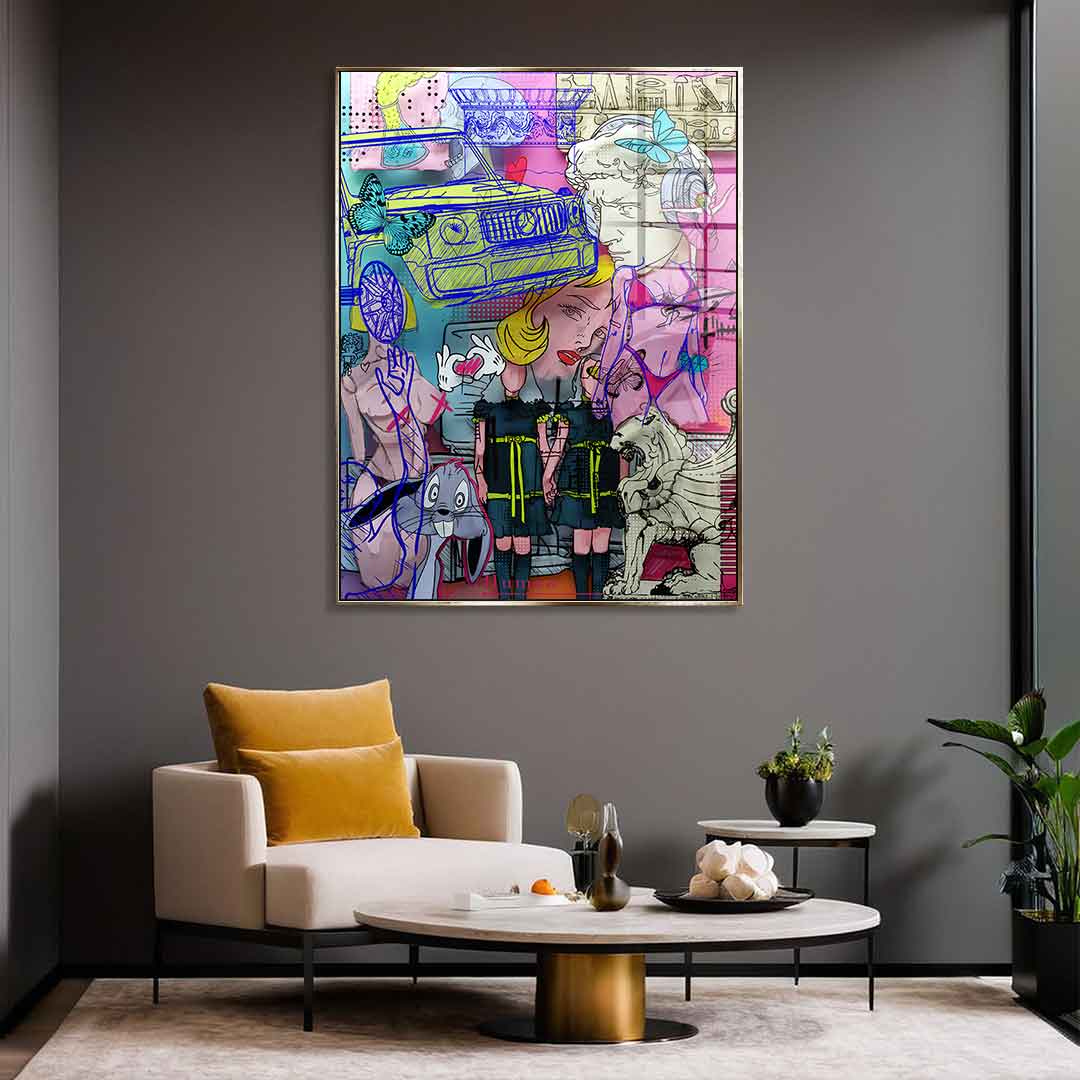 Chronical of Contrast - acrylic glass