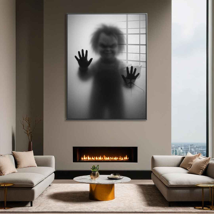 Sylwetka Chucky'ego - Szkło akrylowe