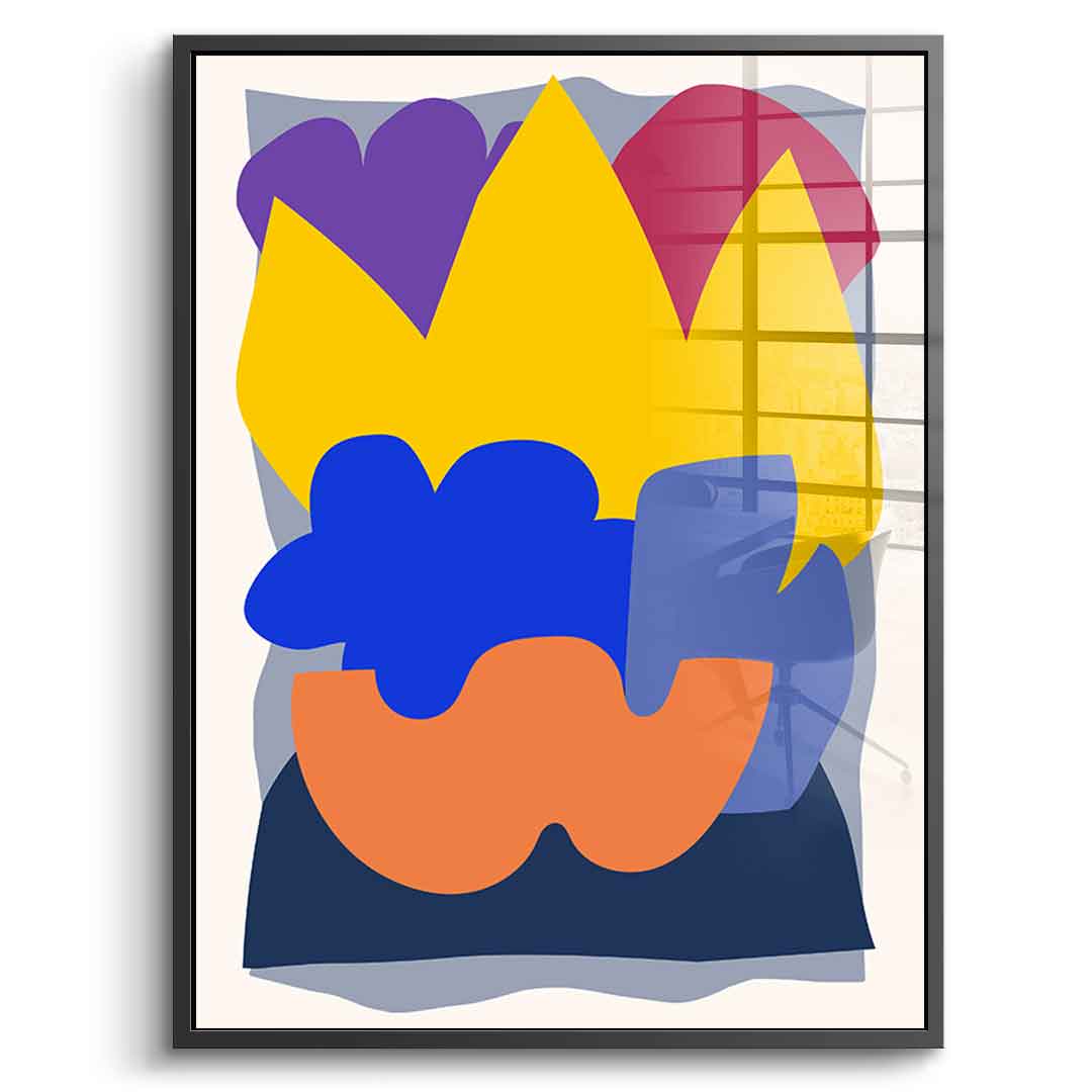 Colorful Splash 2 - Acrylic glass