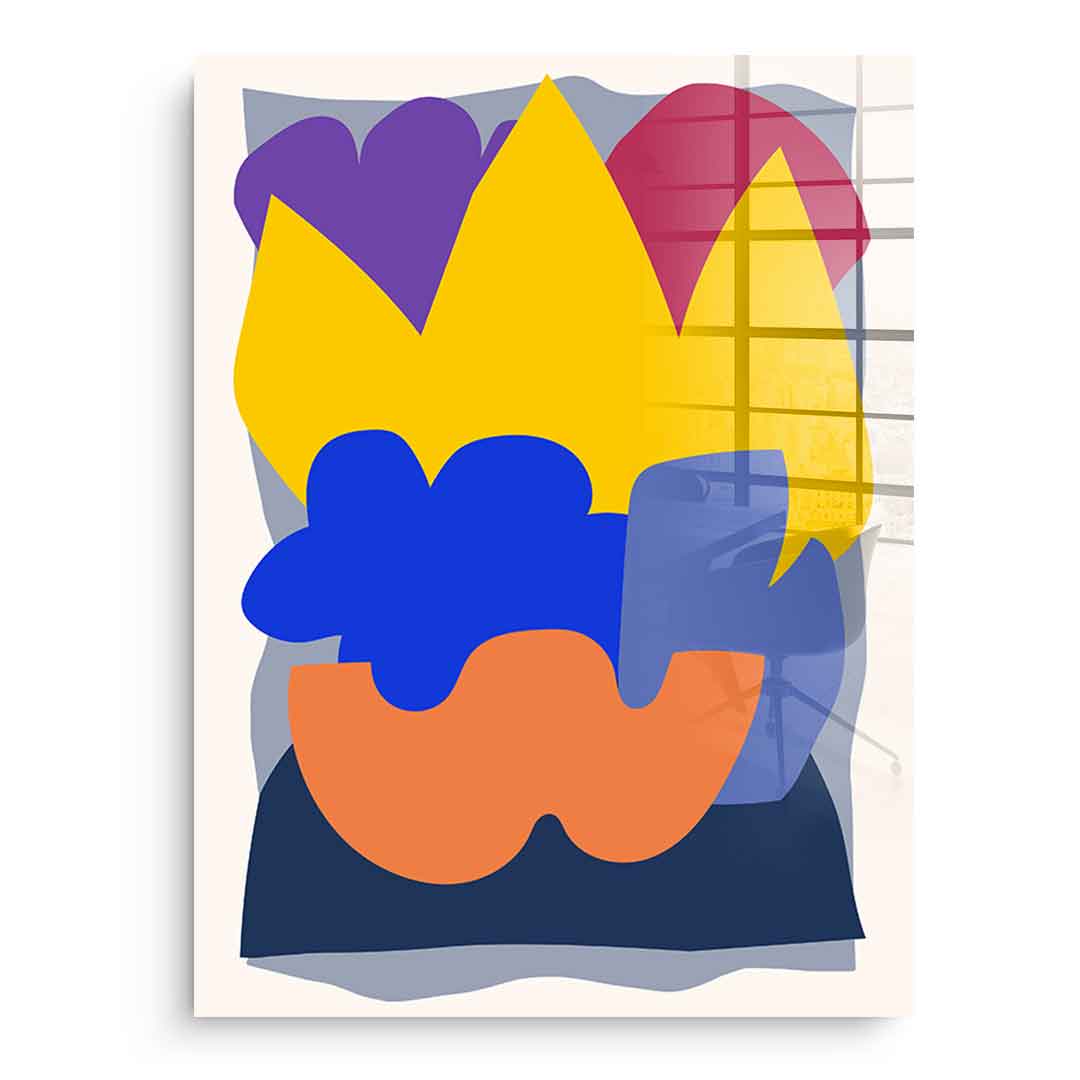 Colorful Splash 2 - Acrylic glass