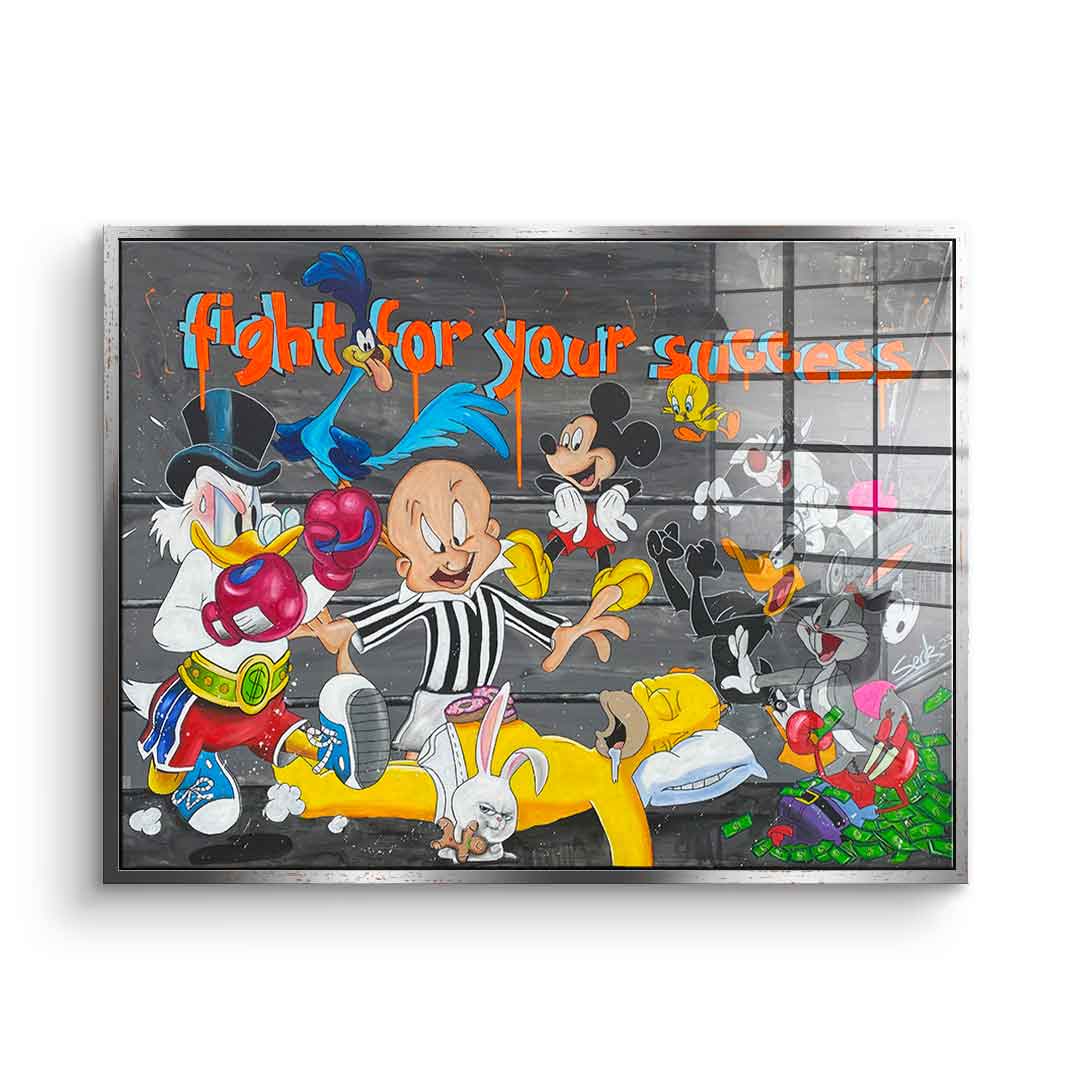 Fight for your success - Acrylglas