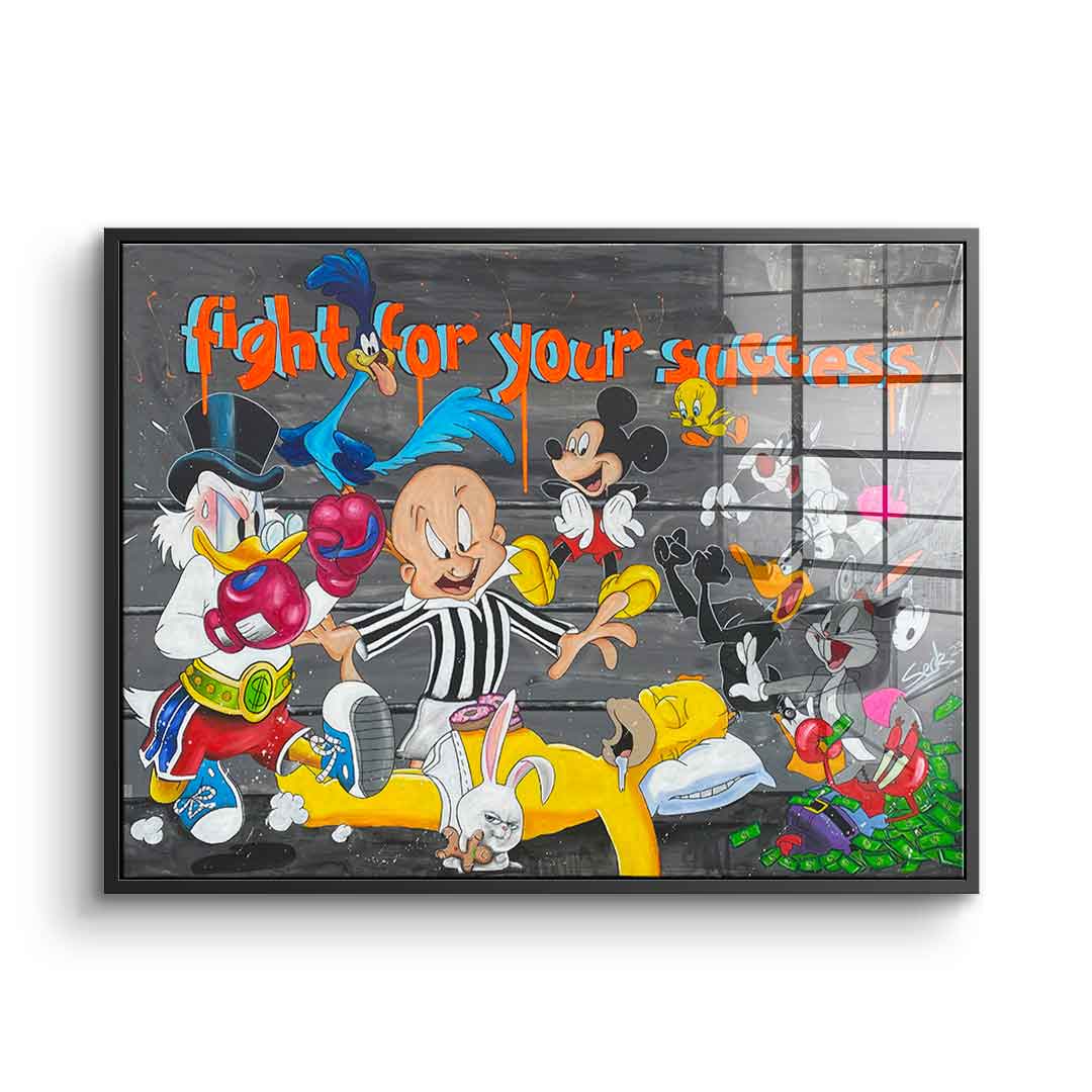 Fight for your success - Acrylglas