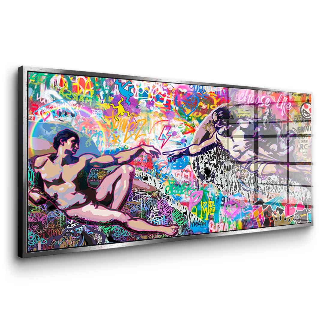 Creation Adam - Acrylic glass