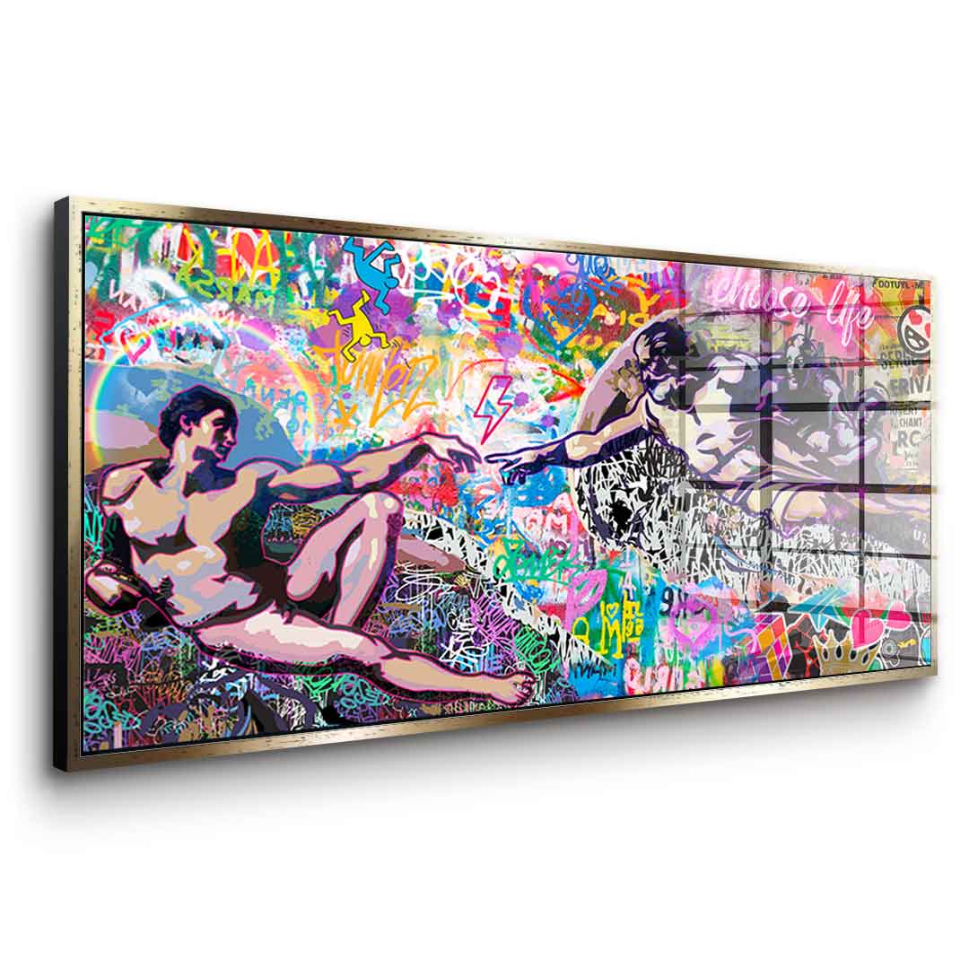 Creation Adam - Acrylic glass