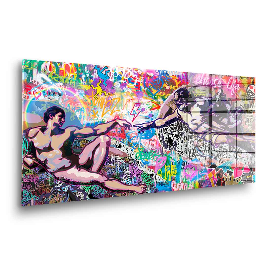 Creation Adam - Acrylic glass