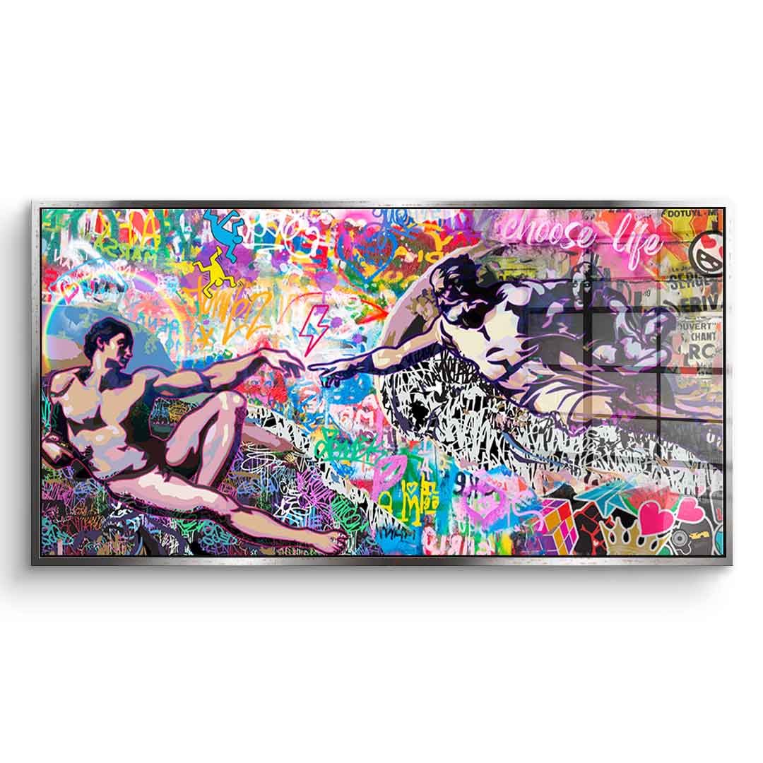 Creation Adam - Acrylic glass