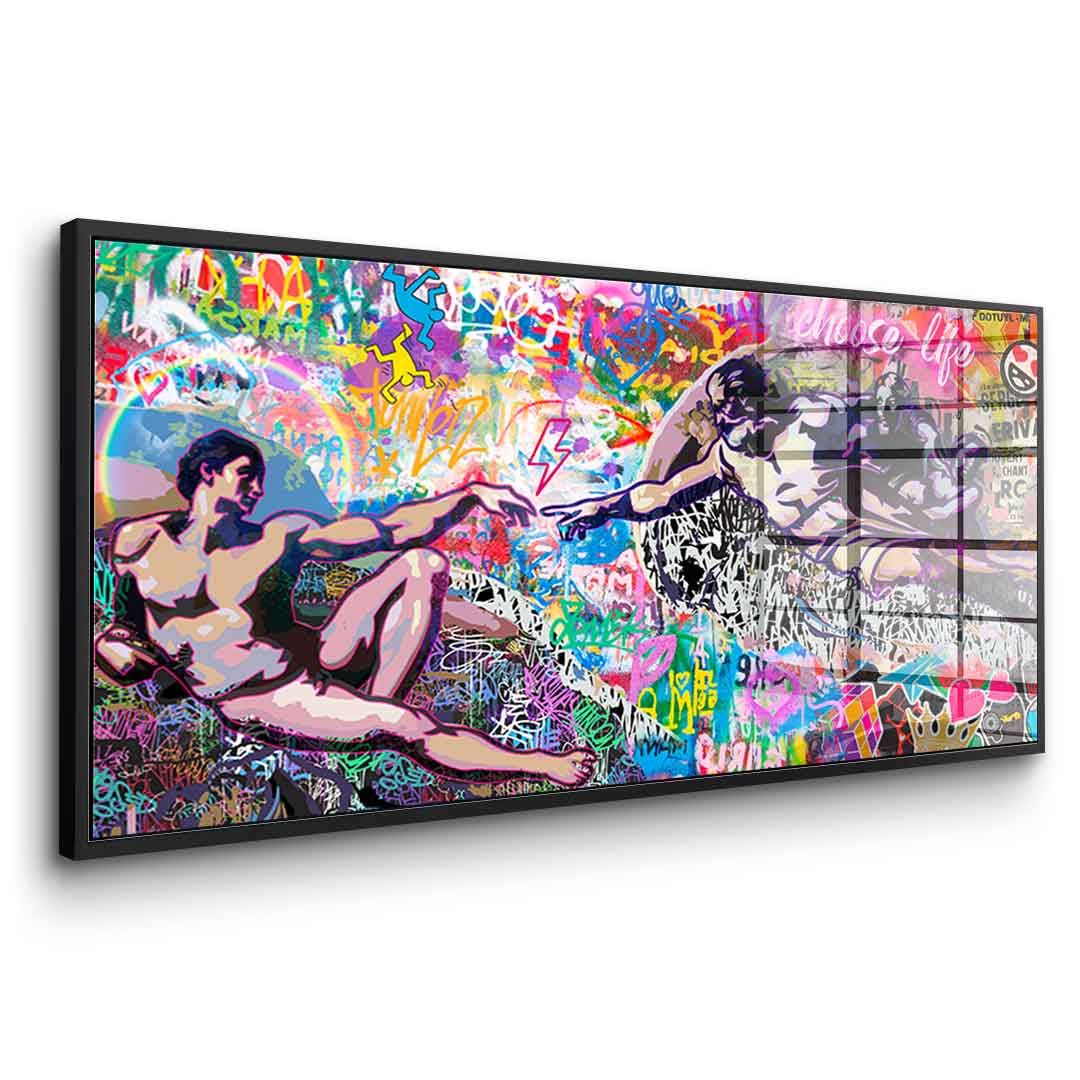 Creation Adam - Acrylic glass