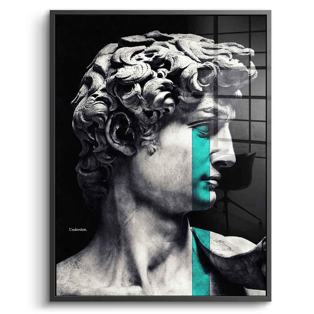 Crying David - Acrylic glass