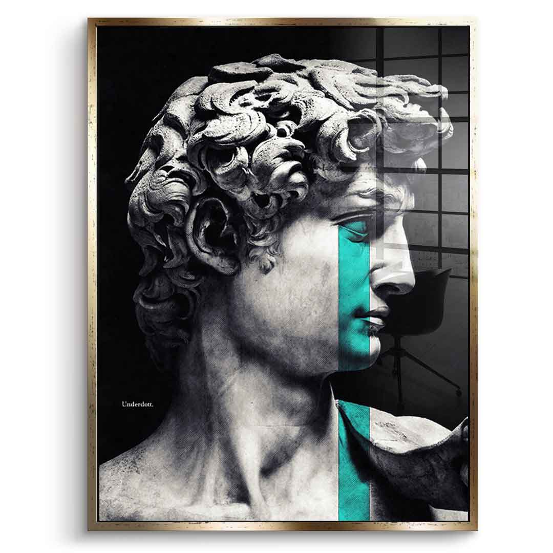 Crying David - Acrylic glass