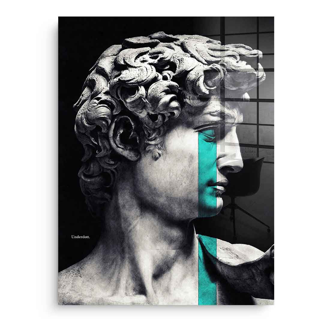 Crying David - Acrylic glass