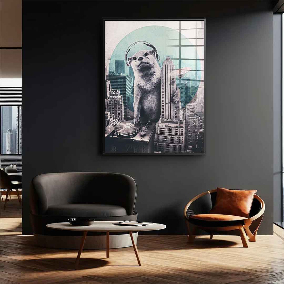 DJ - Acrylglas