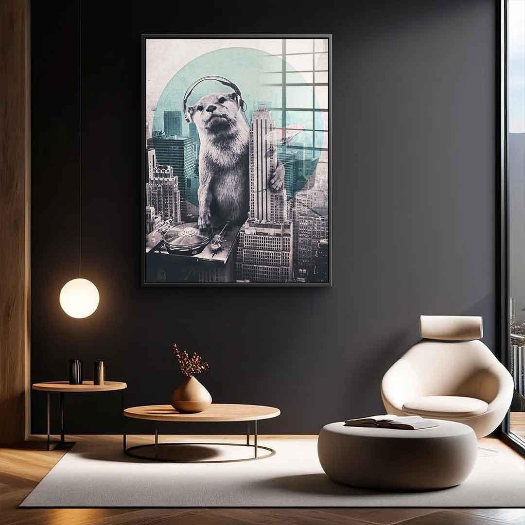 DJ - Acrylglas