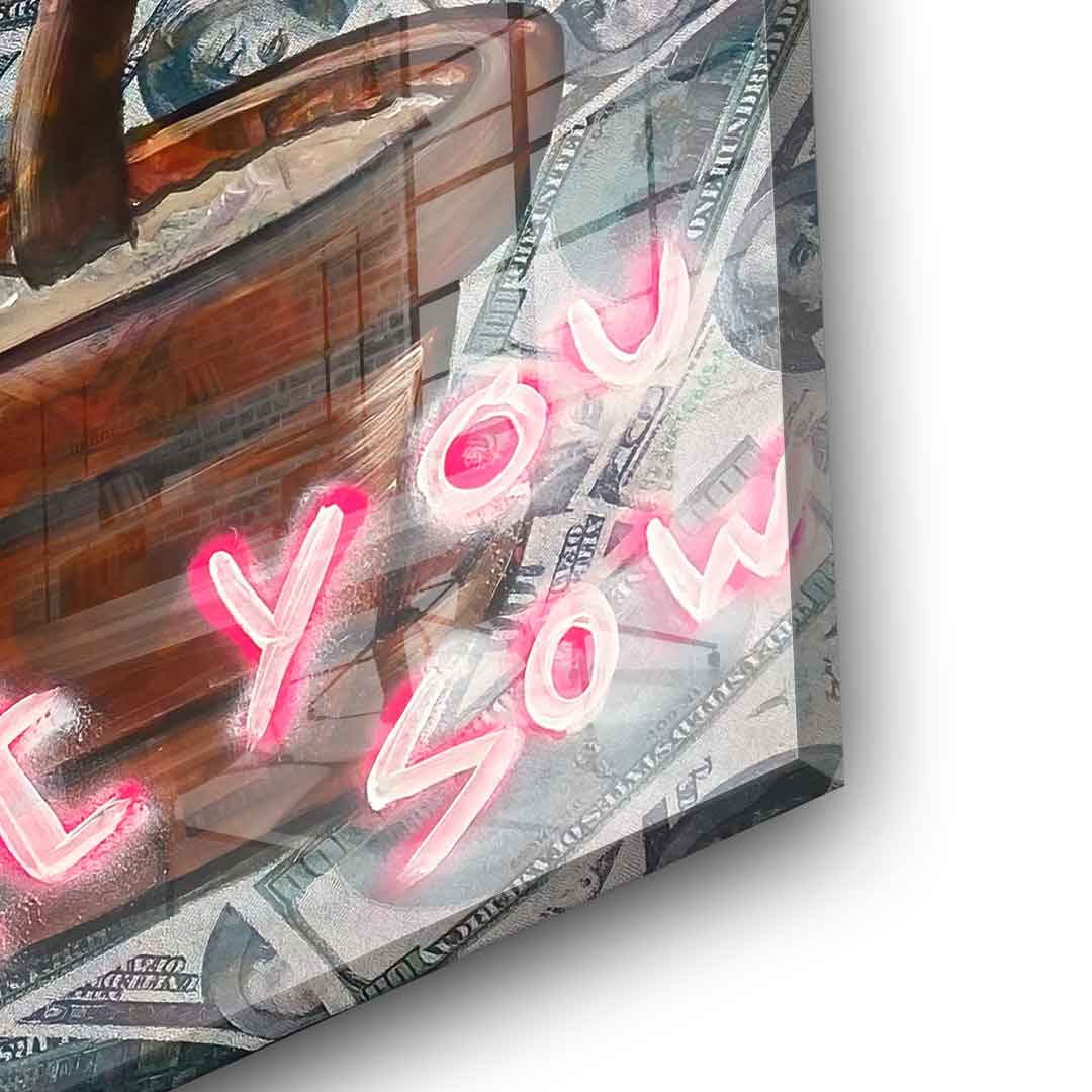 You reap what you sow - acrylic glass