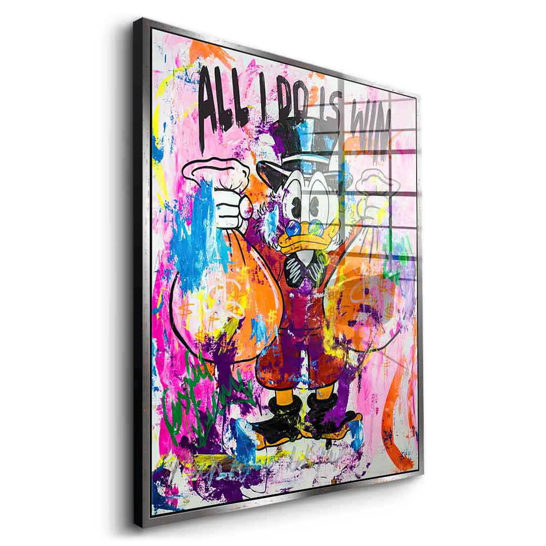 All I do is Win - Acrylglas