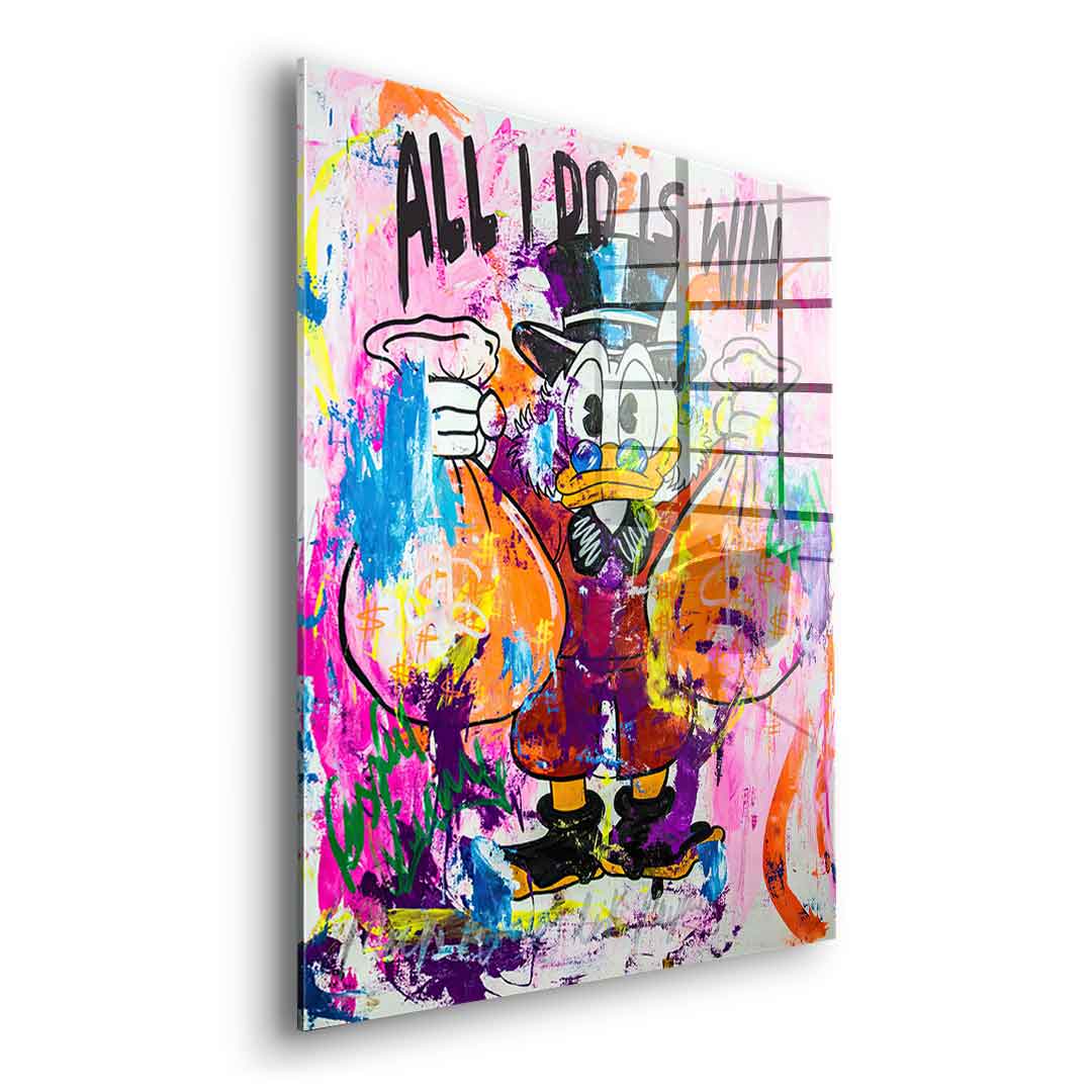 All I do is Win - Acrylglas
