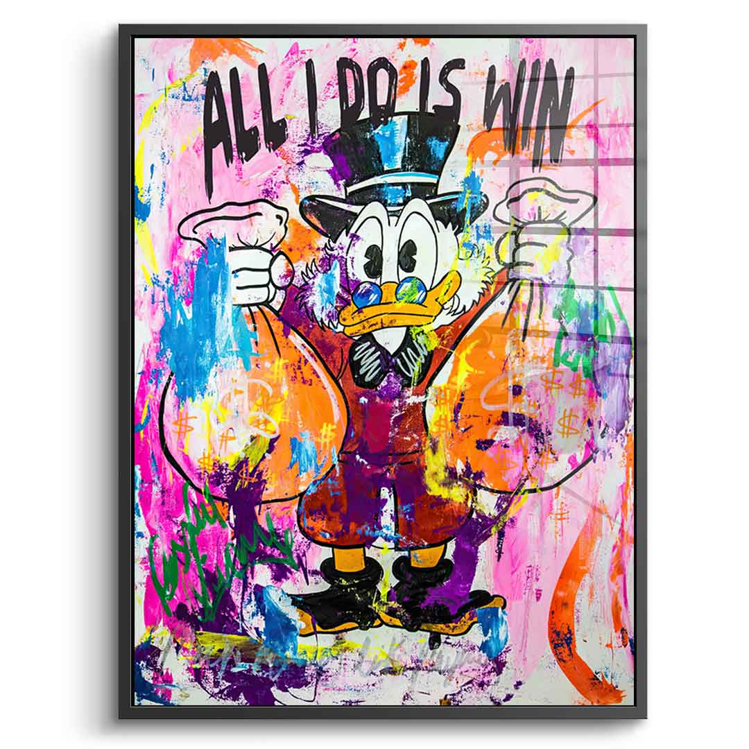 All I do is Win - Acrylglas