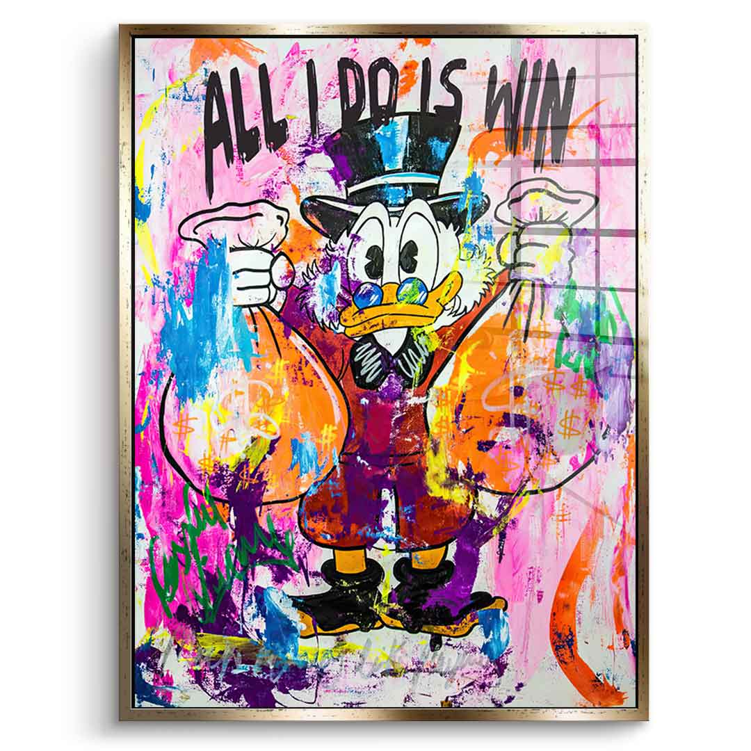 All I do is Win - Acrylglas