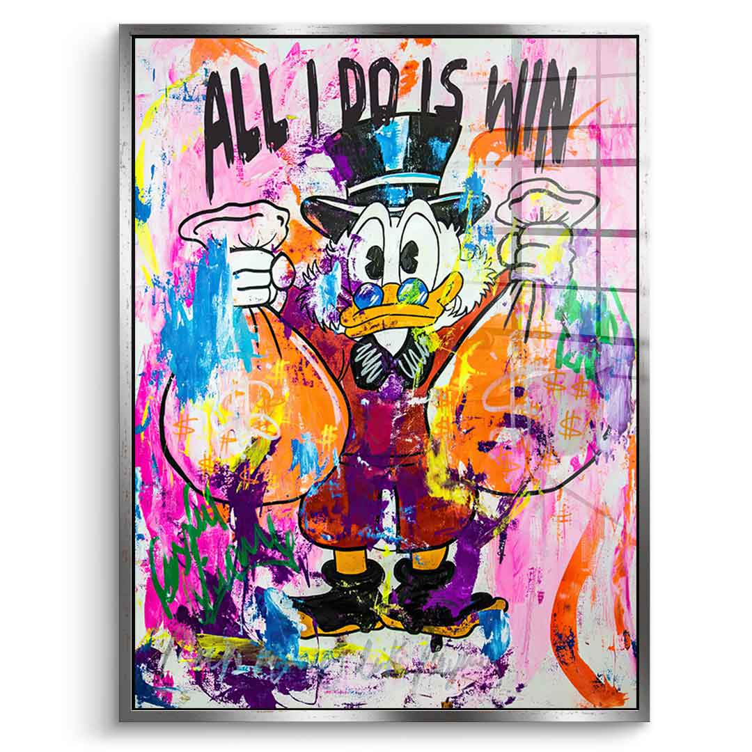 All I do is Win - Acrylglas