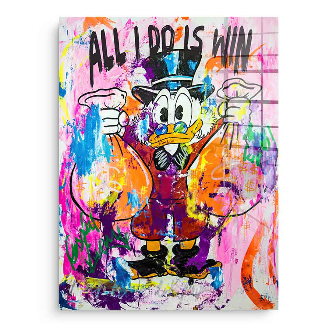 All I do is Win - Acrylglas