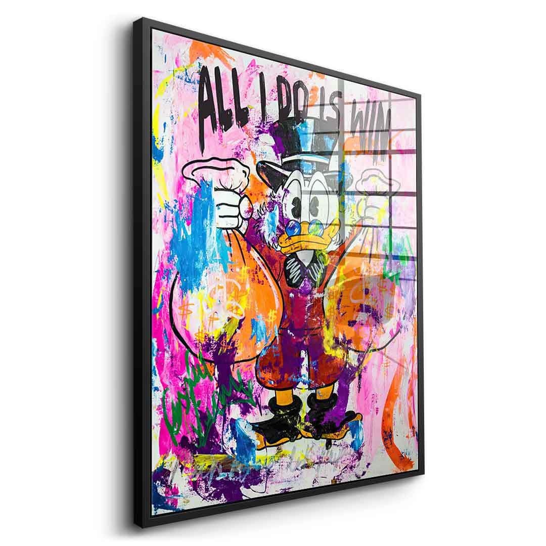 All I do is Win - Acrylglas