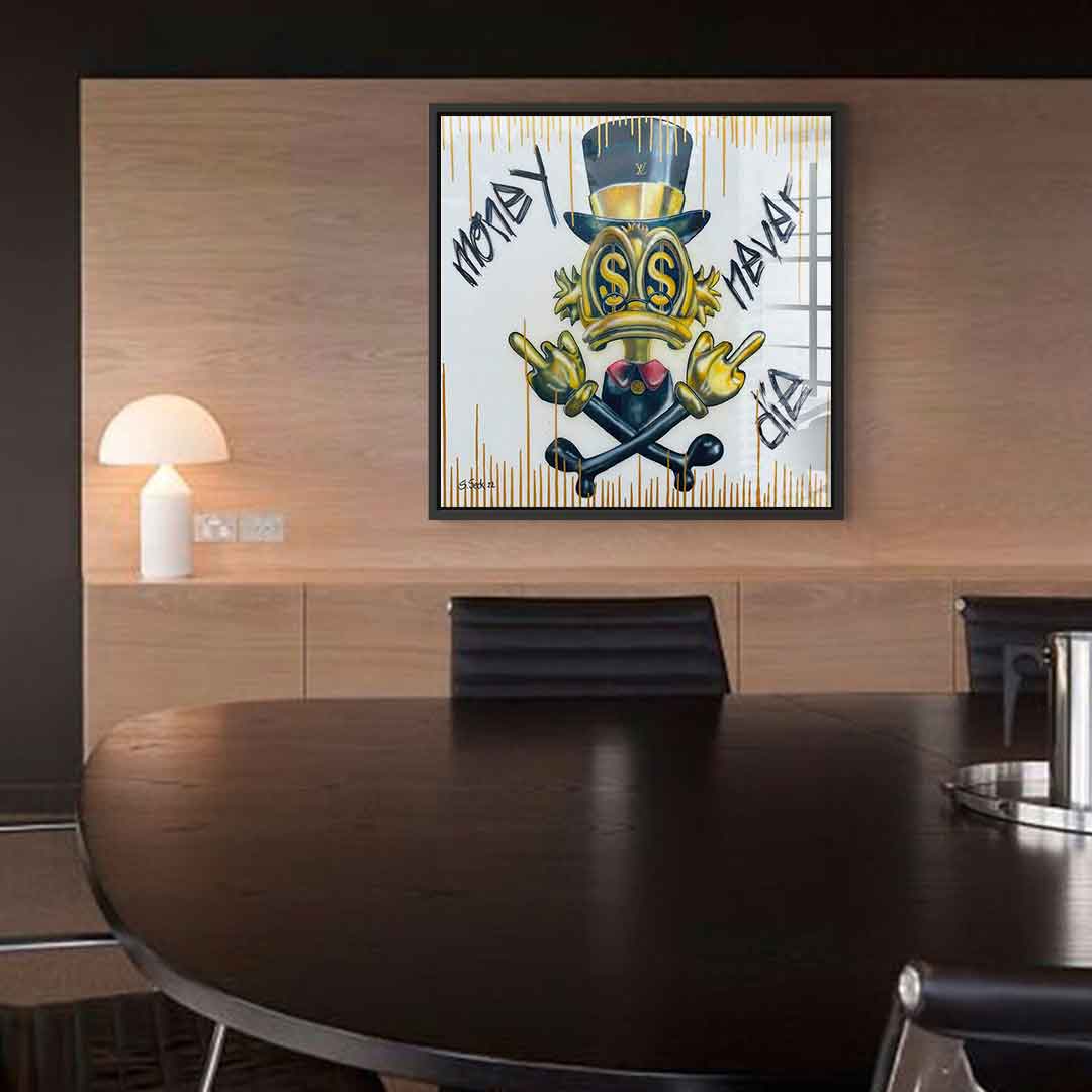 Money never dies - Acrylic glass