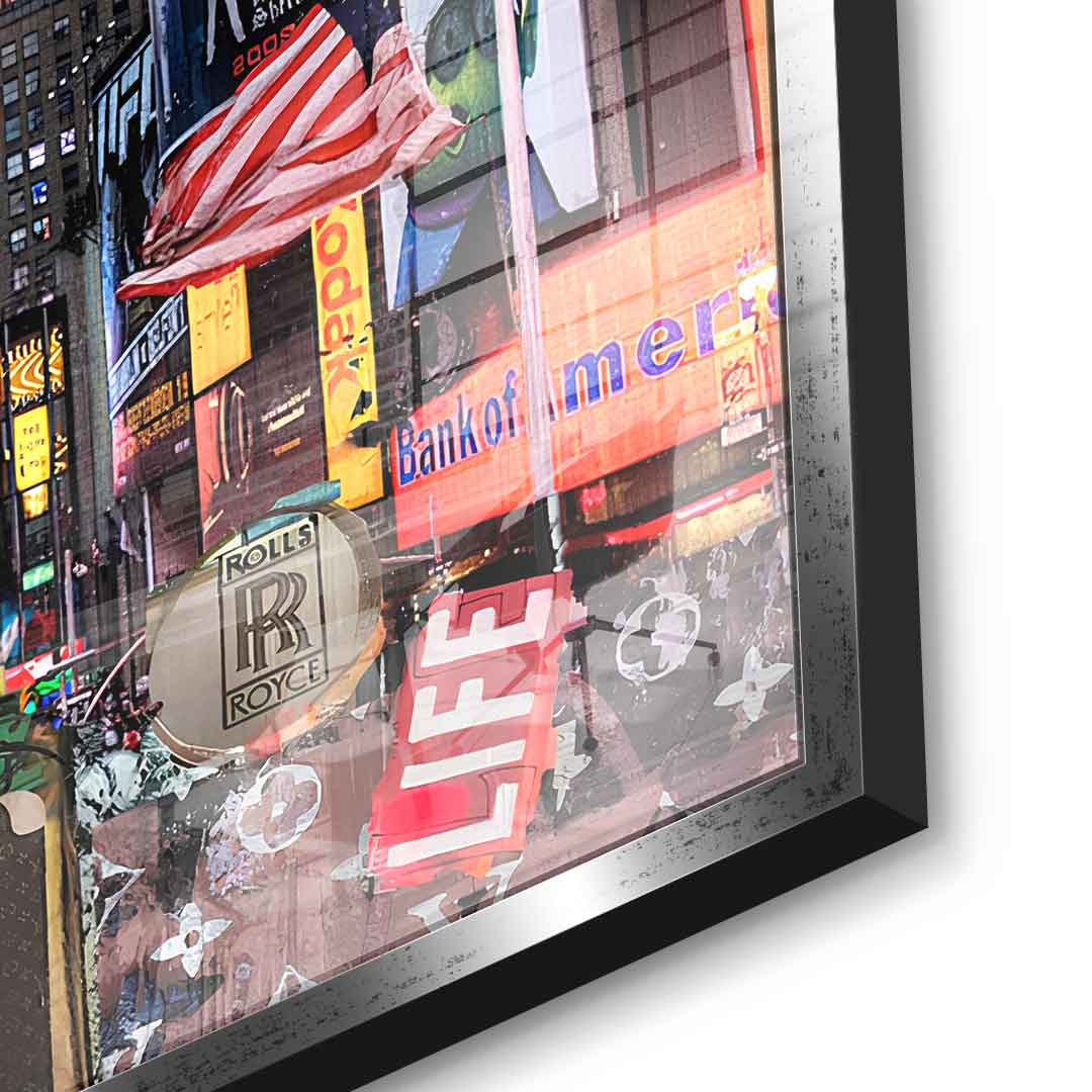 Dagobert in New York City - Acrylglas