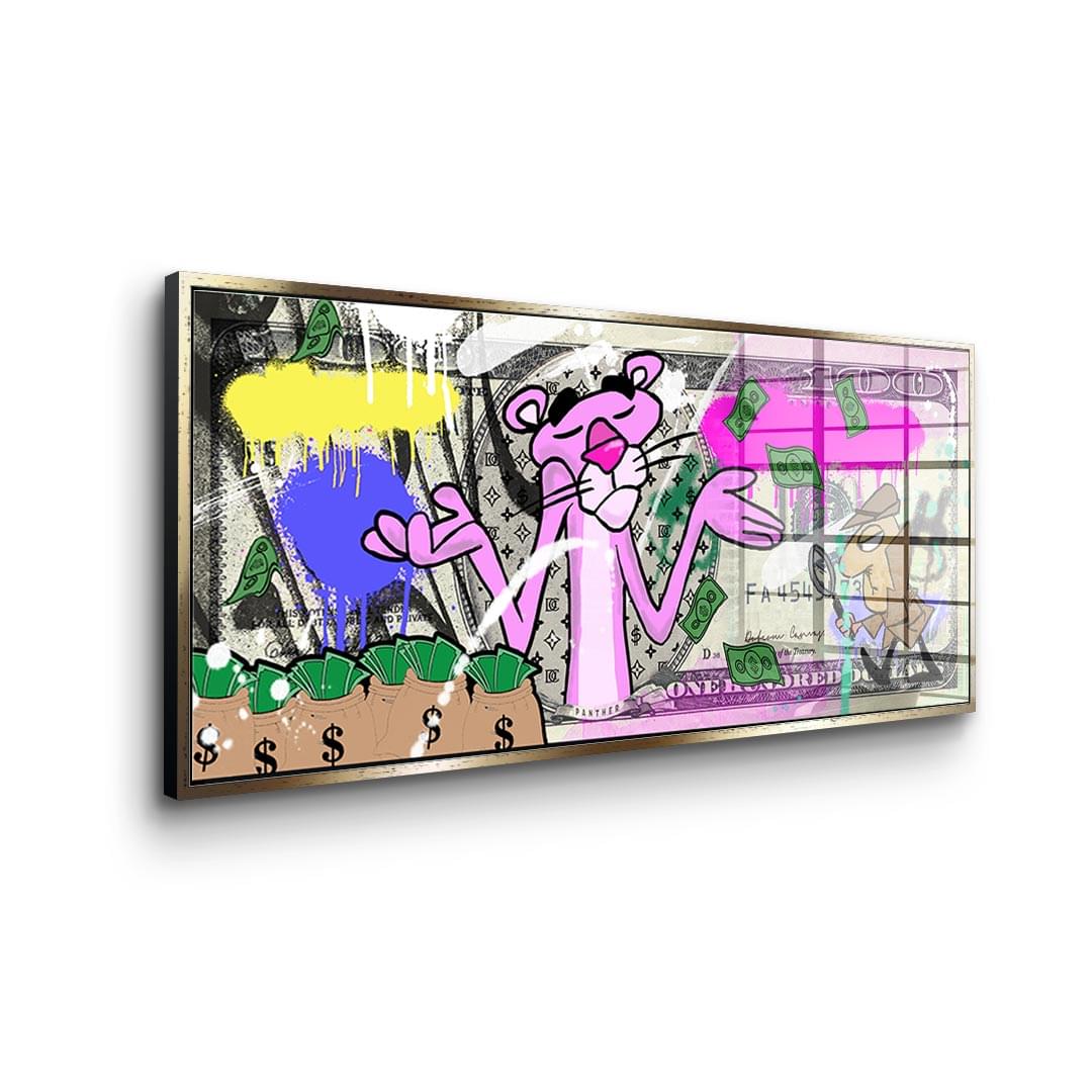 100 Dollar Panther - Acrylglas