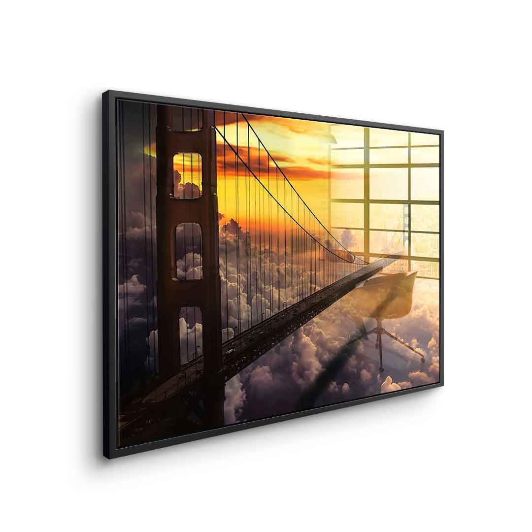 Die Brücke der Zukunft - Acrylglas