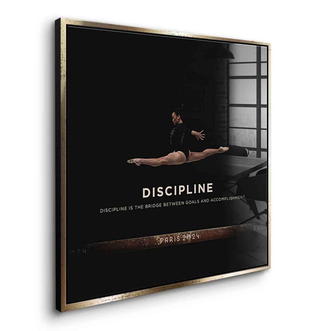 Discipline #Turnen - Quadrat Edition - Acrylglas