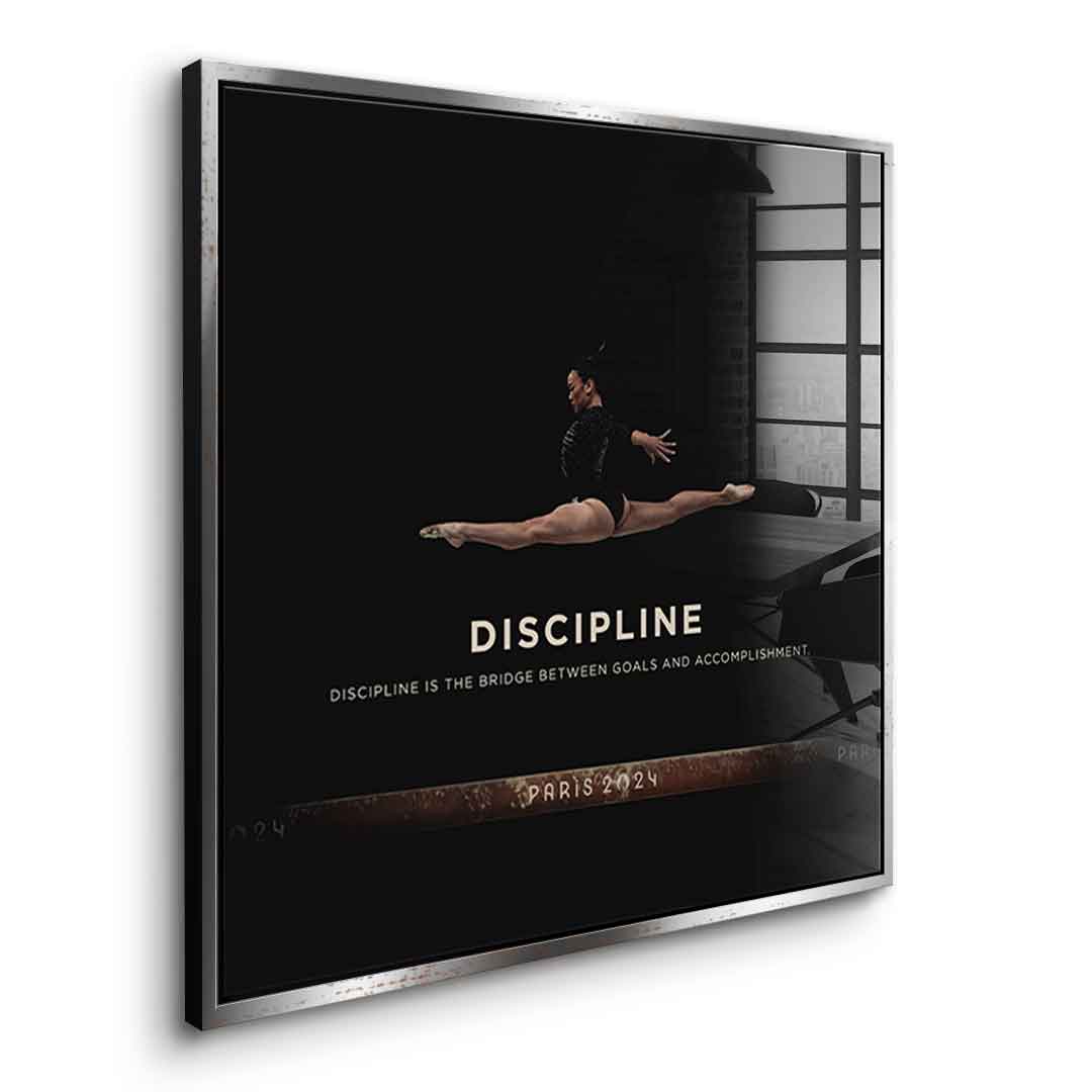 Discipline #Turnen - Quadrat Edition - Acrylglas