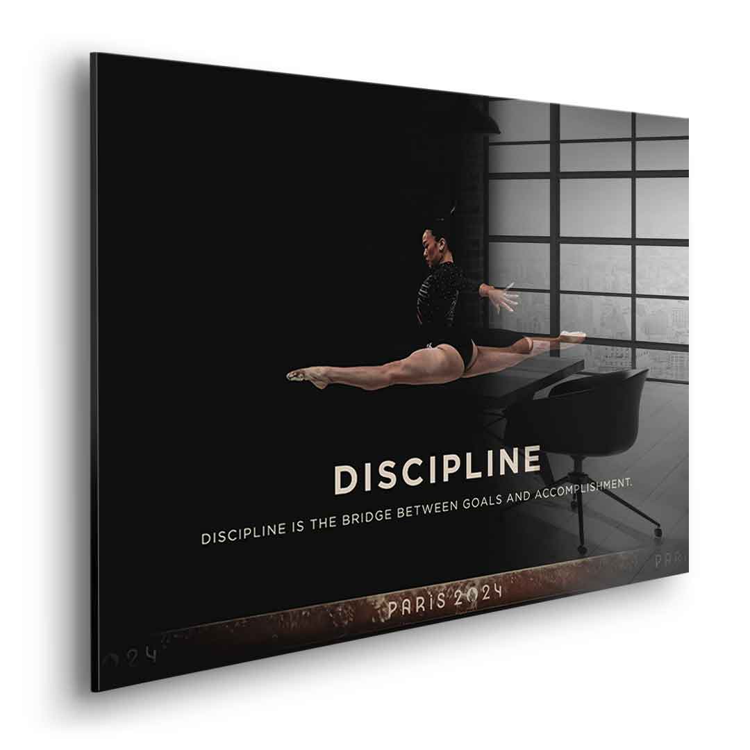 Discipline #Turnen - Acrylglas