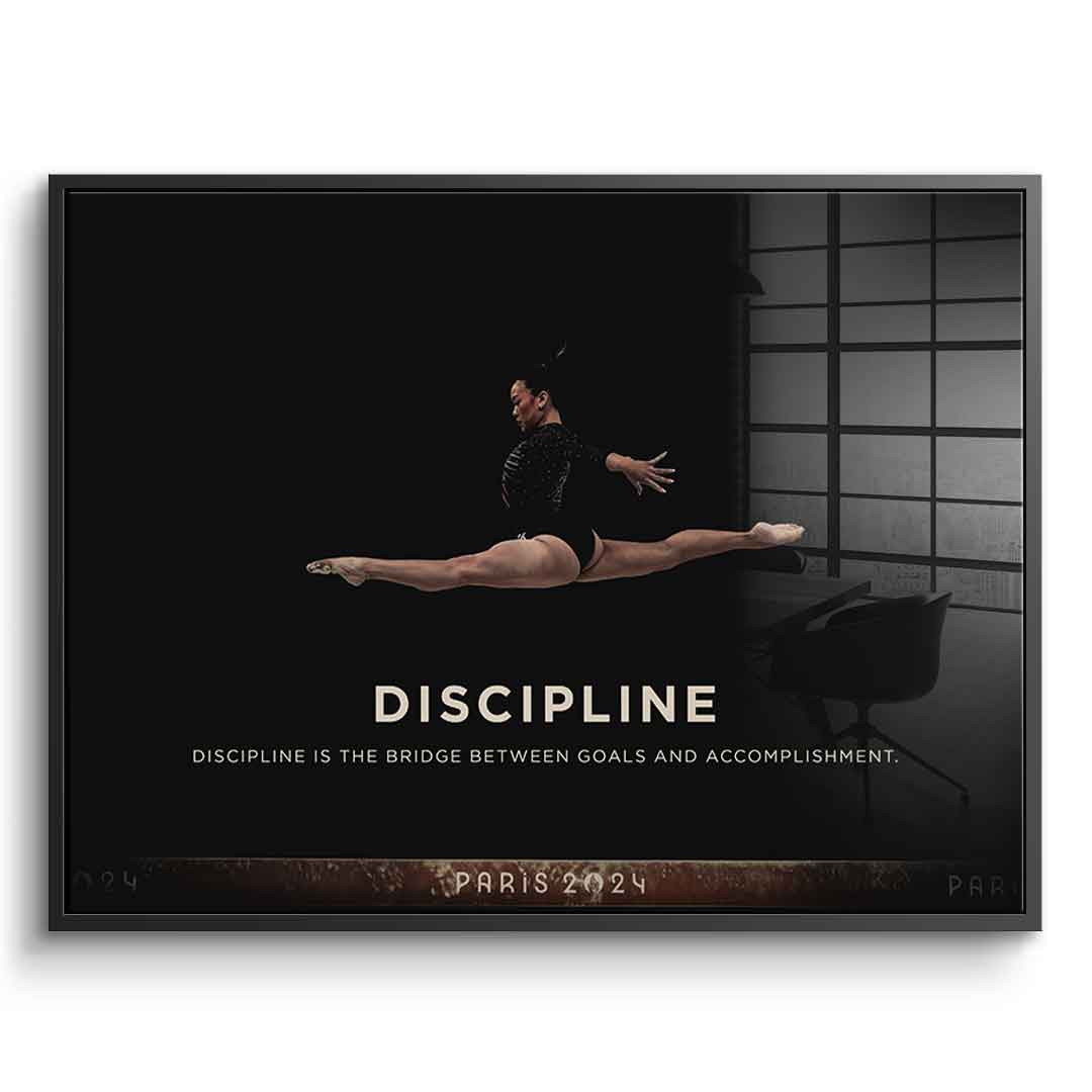 Discipline #Turnen - Acrylglas