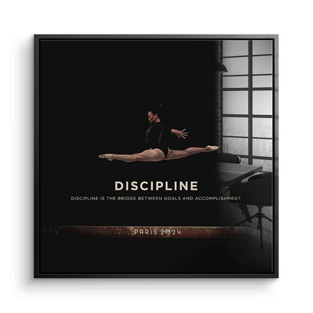 Discipline #Turnen - Quadrat Edition - Acrylglas
