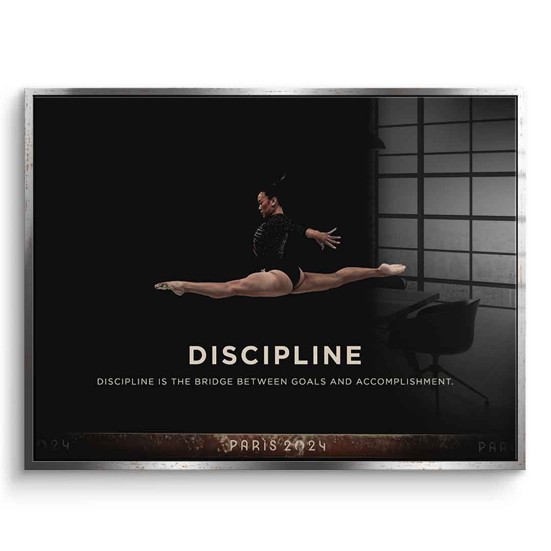 Discipline #Turnen - Acrylglas