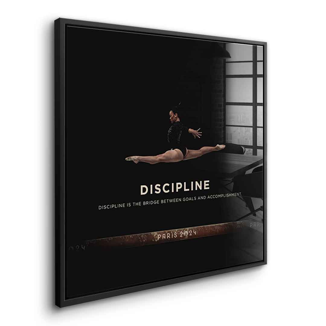 Discipline #Turnen - Quadrat Edition - Acrylglas