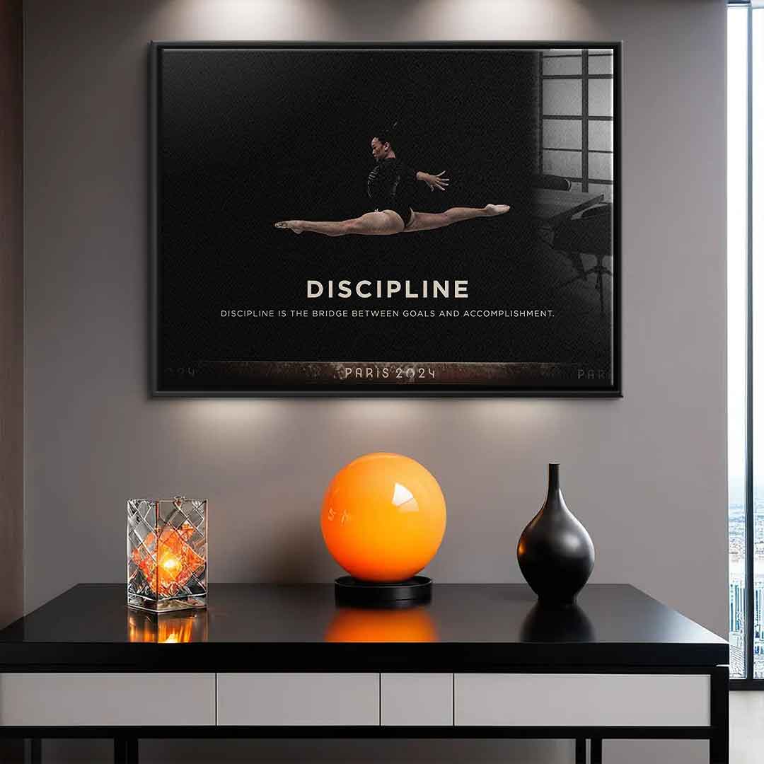 Discipline #Turnen - Acrylglas