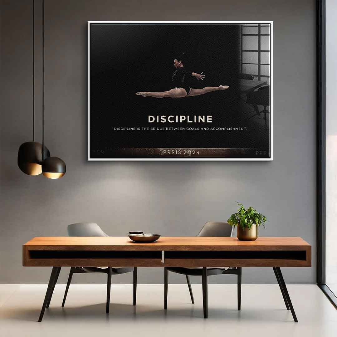 Discipline #Turnen - Acrylglas