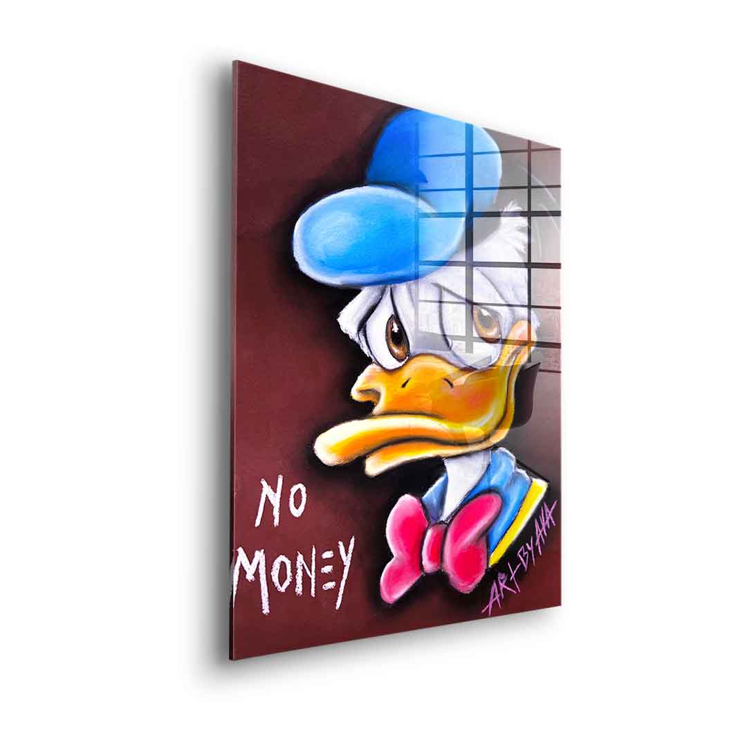 No money Donald - Acrylic glass